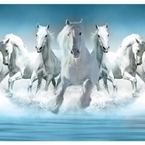 Seven Horse Customized Wallpaper