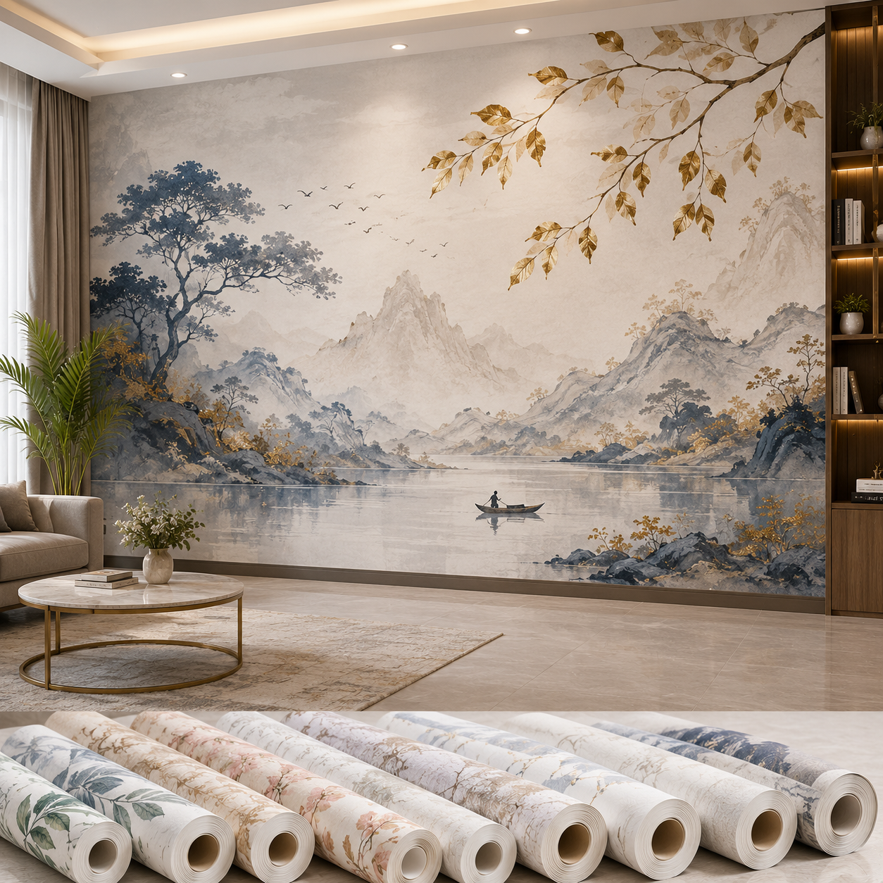 False Ceiling Works – Wallpaper by Urbanscape Decor