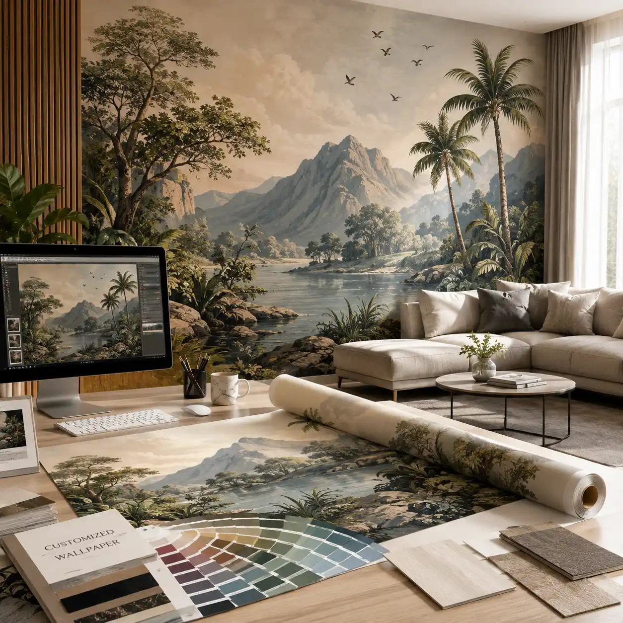 New Home – Wallpaper by Urbanscape Decor