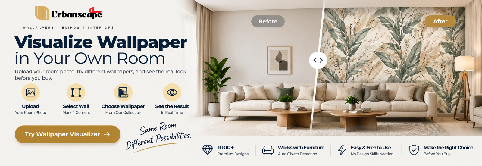 New Home – Wallpaper by Urbanscape Decor